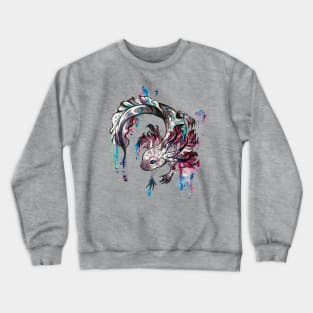 Watercolor Axolotl Crewneck Sweatshirt